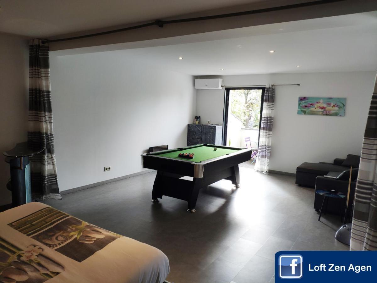 Loft Zen Spa Balneo Parking Gratuit Sauna Hammam Billard Agen Bagian luar foto